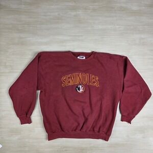 Vintage Florida State University Sweatshirt Maroon Men's Size XL